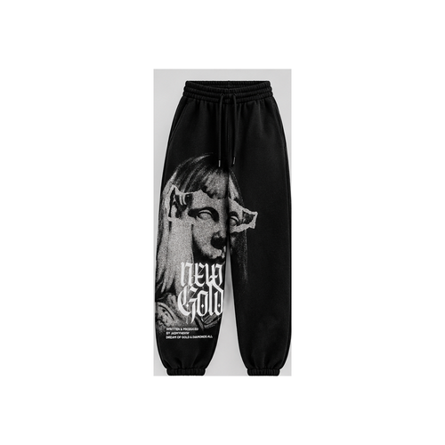 NEW GOLD Sweatpants — Black